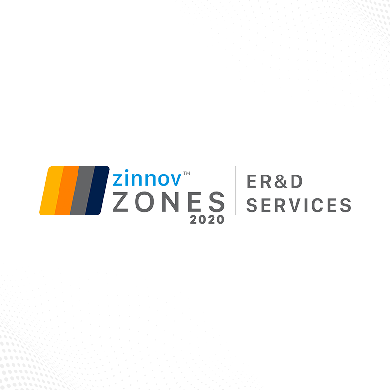 Recognized Software Platform Engineering & Enterprise Software ER&D Player by Zinnov_2020