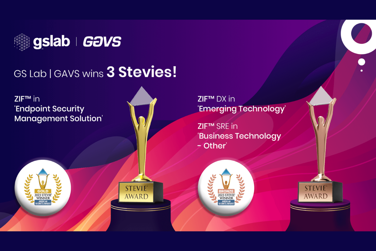 GS Lab | GAVS wins 3 STEVIE® Awards in the 2023 American Business Awards