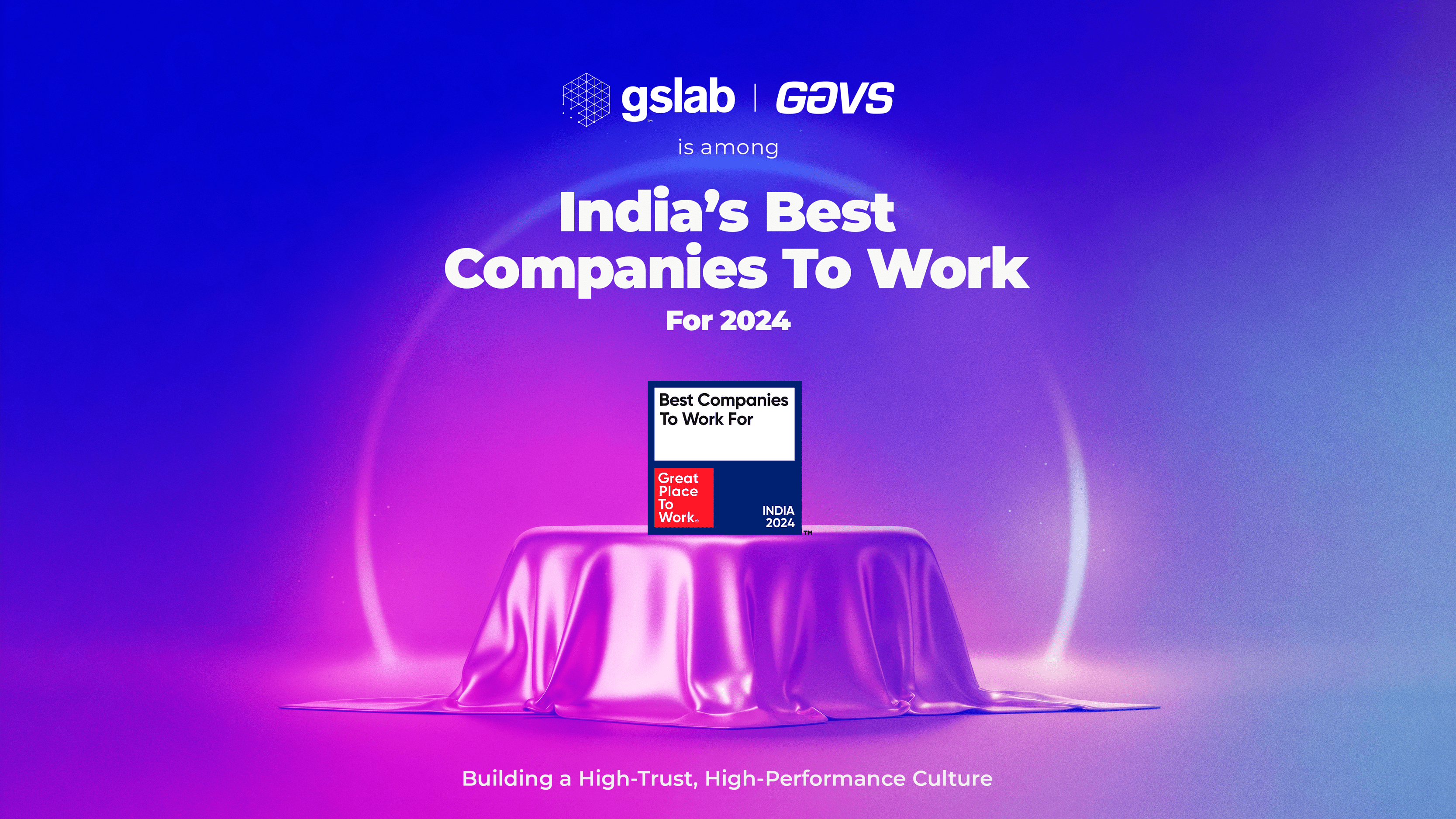 GS Lab | GAVS is among the Top 100 India’s Best Companies To Work For 2024